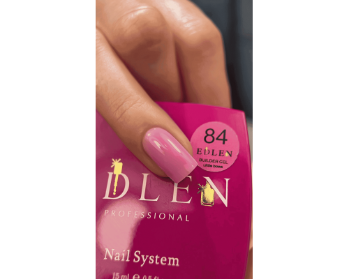 Edlen Builder gel №84 Little bows Гель для нарощування рожевий 15 мл