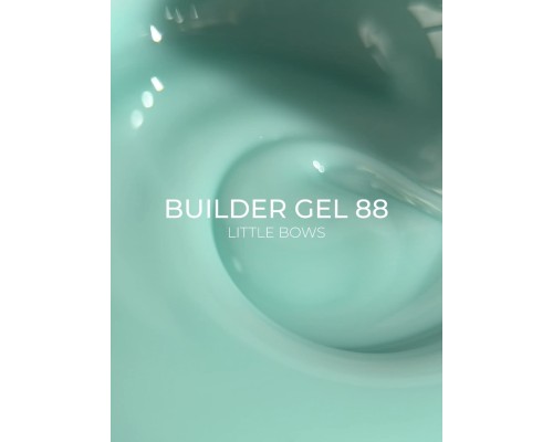 Edlen Builder gel №88 Little bows Гель для нарощування м'ятний 15 мл
