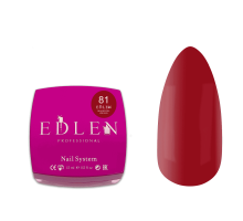 Edlen Builder Gel №81 Love in Lviv Гель для нарощування (червоний) 15 мл